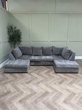 Grey U Shape Sofa - Delivery