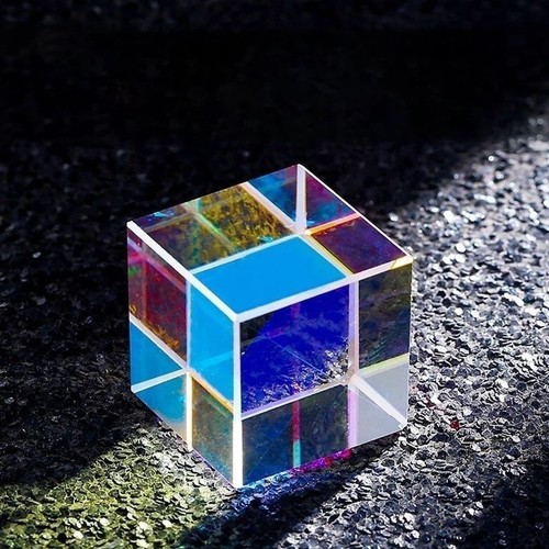 Cmy cube optical prism - optical, prism,