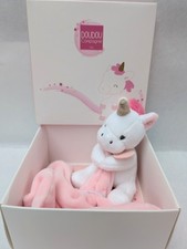 DOUDOU ET COMPAGNIE UNICORN COMFORTER BLANKIE BNIB NWOT SUPER SOFT