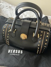 Versus Versace Black Leather
