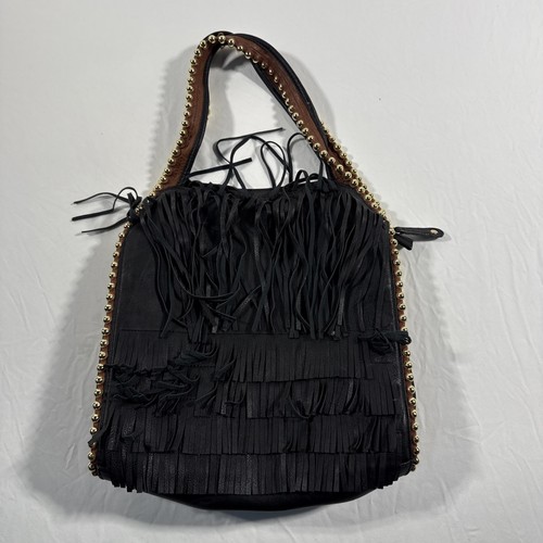 Big buddha fringe shoulder bag - big,