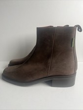 Russel and Bromley ankle suede brown leather boots UK 7  EU 41