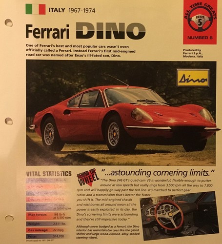 Ferrari dino 1967 1974 - ferrari,