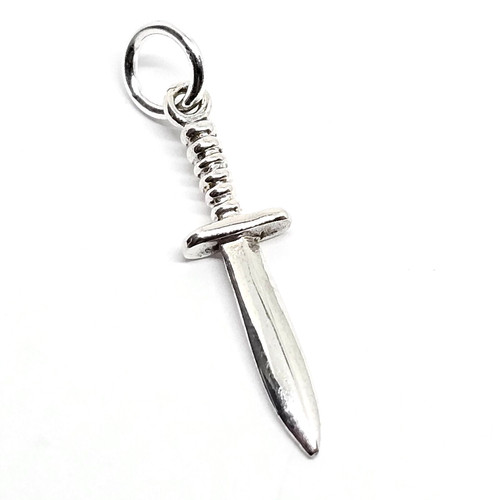 Athame dagger tiny charm - dagger,