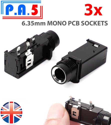 35mm female sockets pcb - 3x,