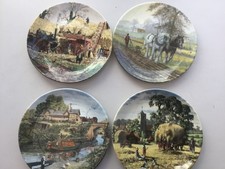 4 wall plates, His hand to the plough, Hay making, Threshing, Coming and going.