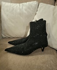 Zara Black Rhinestone Diamante