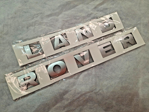 Land rover bonnet badge - land, 3d