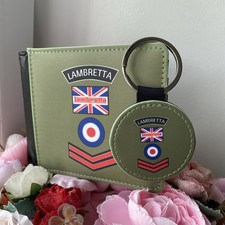 Lambretta rare wallet and  keyring set