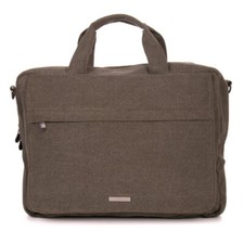 Large Laptop Bag by Sativa Hemp Bags-Khaki