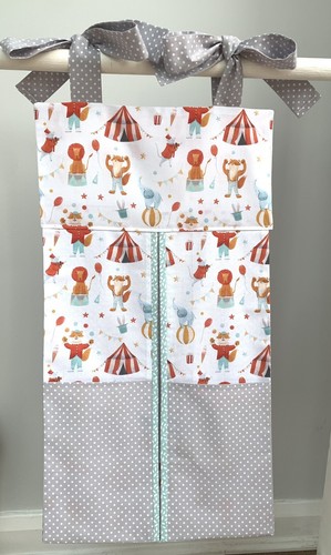 Handmade circus nappy stacker - handmade,