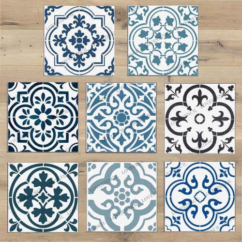 Tile stencils lovestencil - tile,