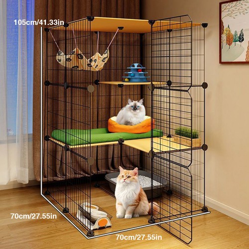 Tier large indoor cat cage - large,