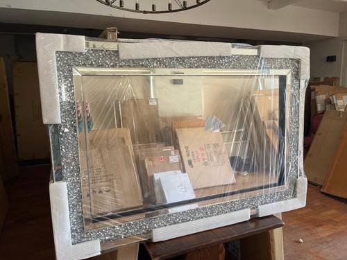 Large crystal frame - crystal, art