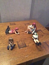 Erotic Manga Plastic Figures 4 In Total