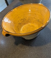 Confit Gresalle Tian Cruche Pot Pottery c1800  Antique Vintage French  39 CMS 