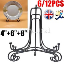 6/12X Iron Easel Classic Display Stand Bowl Plate Art Picture Photo Frame