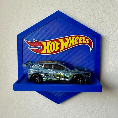 Printed hot wheels wall - 3d,