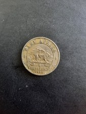 Rare 1 Shilling 1950 East Africa Coin