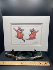 Ginger Tabby Bad Kitty Artist