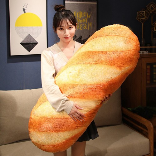 Giant bread plush - pillow, soft