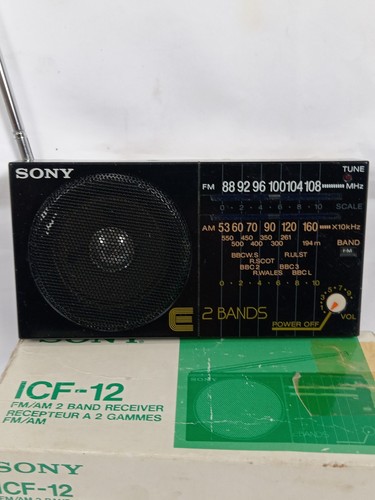 Sony icf portable - icf, 12