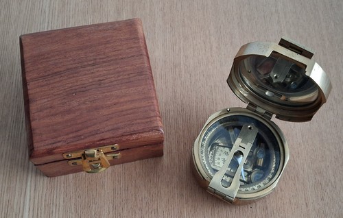 Brass natural sine compass - brass,
