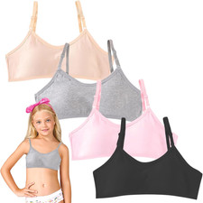 4 Pcs Training Bras for Girls