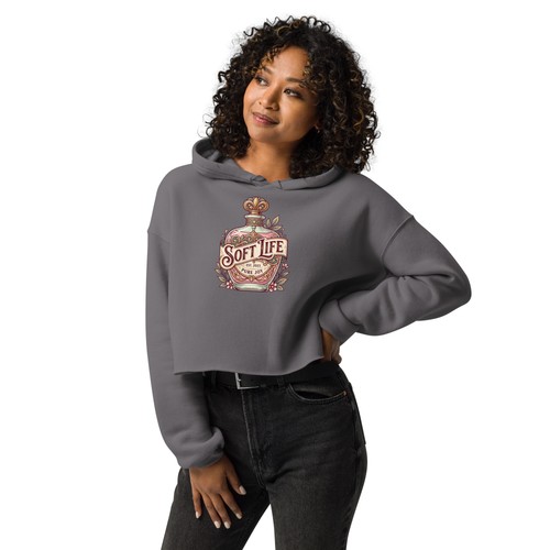 Crop hoodie - crop,