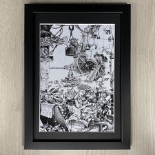 FRAMED ORK STOMPA PAUL BONNER ART. OLDHAMMER, WARHAMMER 40,000, 40K