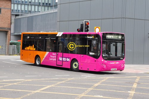 Cardiff bus volvo b8rle mcv - cardiff, bus,