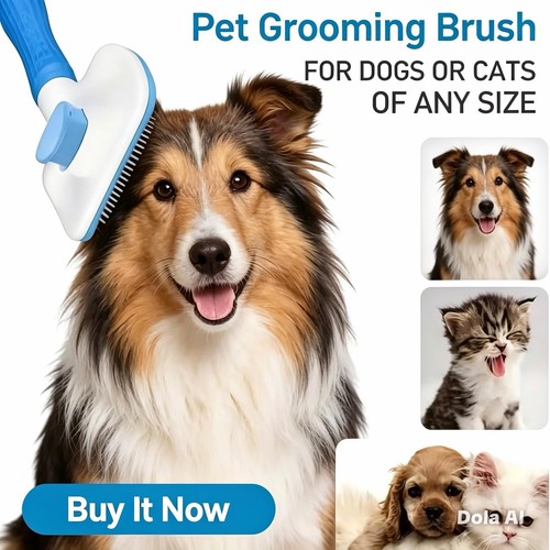 Pet grooming brush - pet,