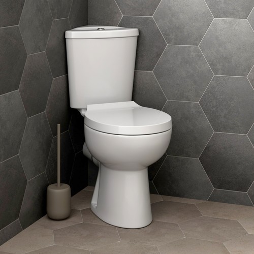 Bathroom close coupled corner - bathroom,