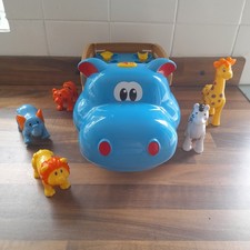Big Steps Playset Hippo Truck Safari Animals Working Music & Sounds.