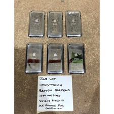 Lot of 6 Apple iPod Touch 4th Gen A1367 MP3 Media Player Silver 3.5" LCD Display