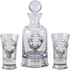 Stag Head Pewter Whisky