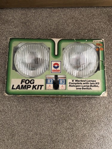 Vintage sedan halogen fog lamp - halogen,