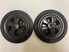 2pcs – 200mm solid rubber