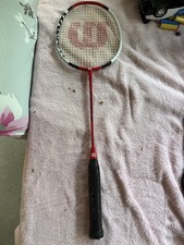 Wilson Badminton Racket In Red