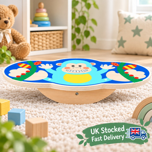 Wooden sensory monkey - wooden, balance