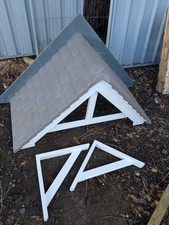 Plastic Peaked Door Canopy