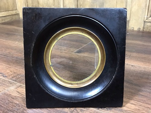 Antique ebony picture frame - antique,