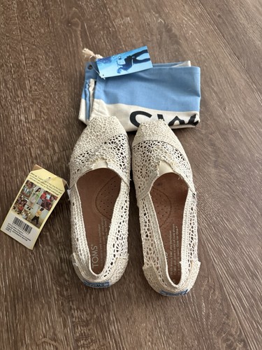 Toms cream crochet - cream,