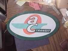 Old  AC TRANSIT Porcelain Bus