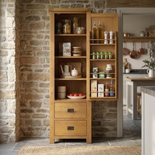 Pantry cupboard rustic oak - cupboard,