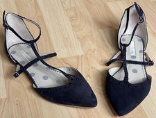 Boden Women's Navy Blue Suede