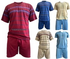 Mens Pyjamas Shorts Set Short
