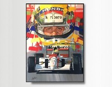 AYRTON SENNA A3 print from