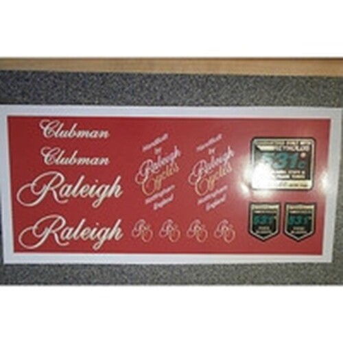 Raleigh clubman decal - raleigh,