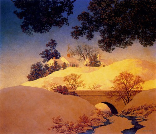 Maxfield parrish sunlight - maxfield,
